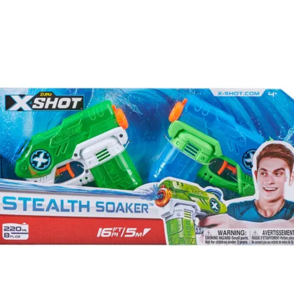 Zuru X- Shot Stealth Soakers, New in Box